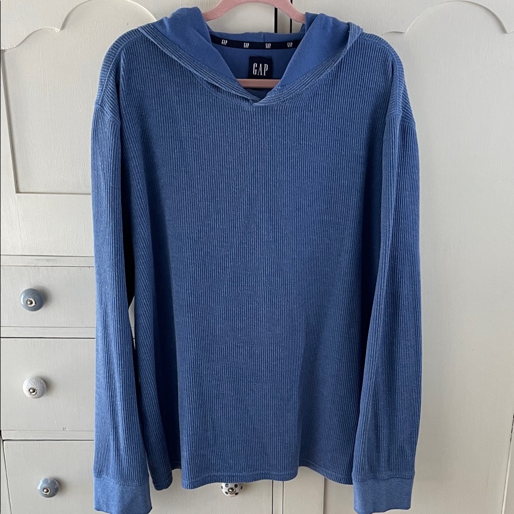 GAP Indigo Blue Hoodie Pullover XXL